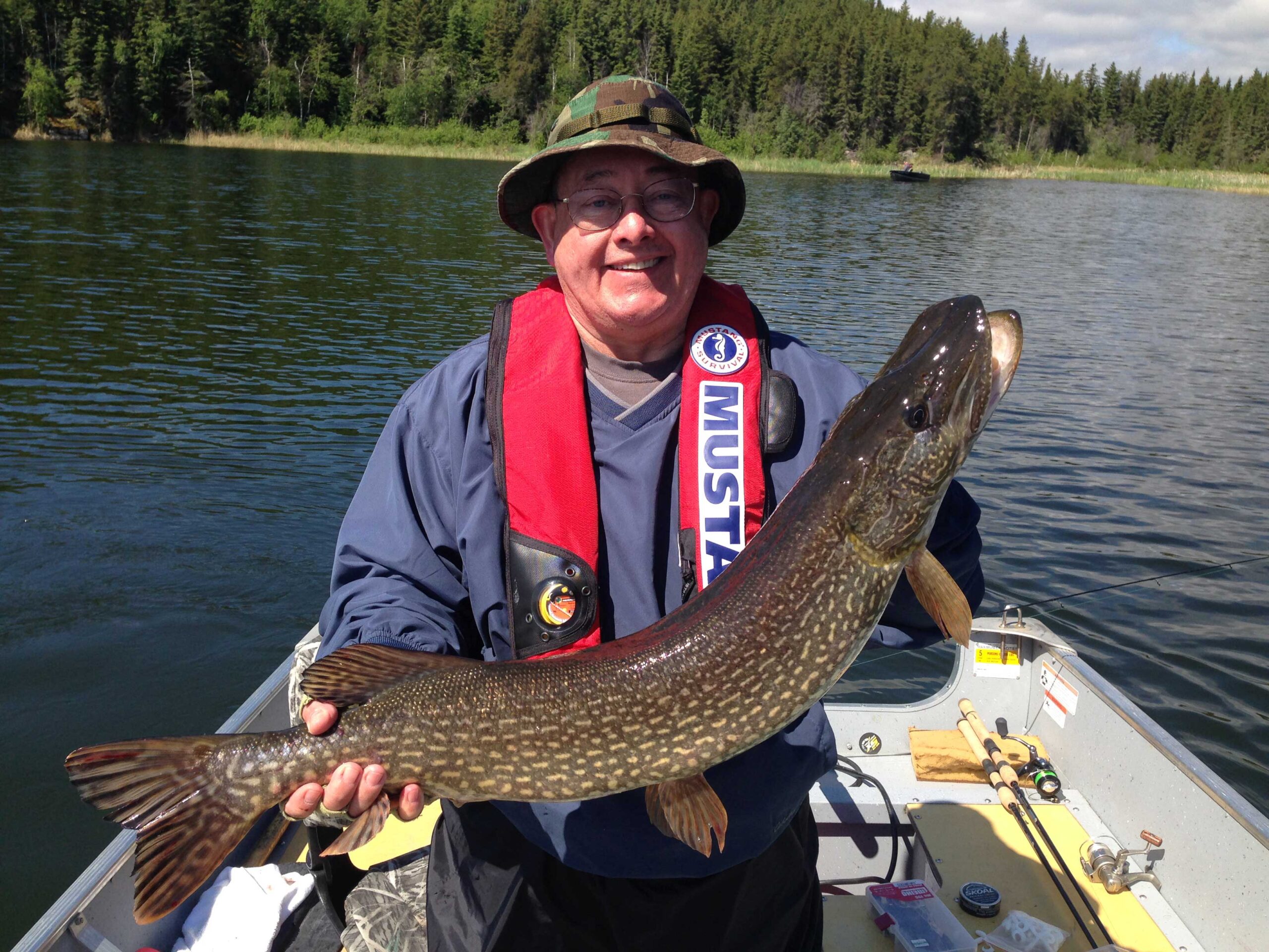 Northern Pike caught on the North Saskatchewan River