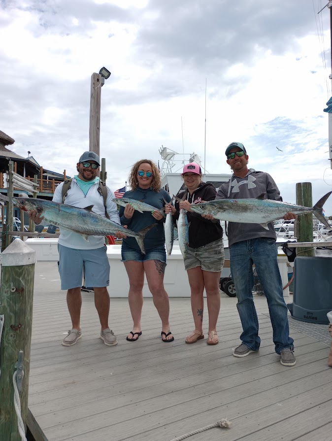 2 king mackerel, 38 inches, fishing in FL