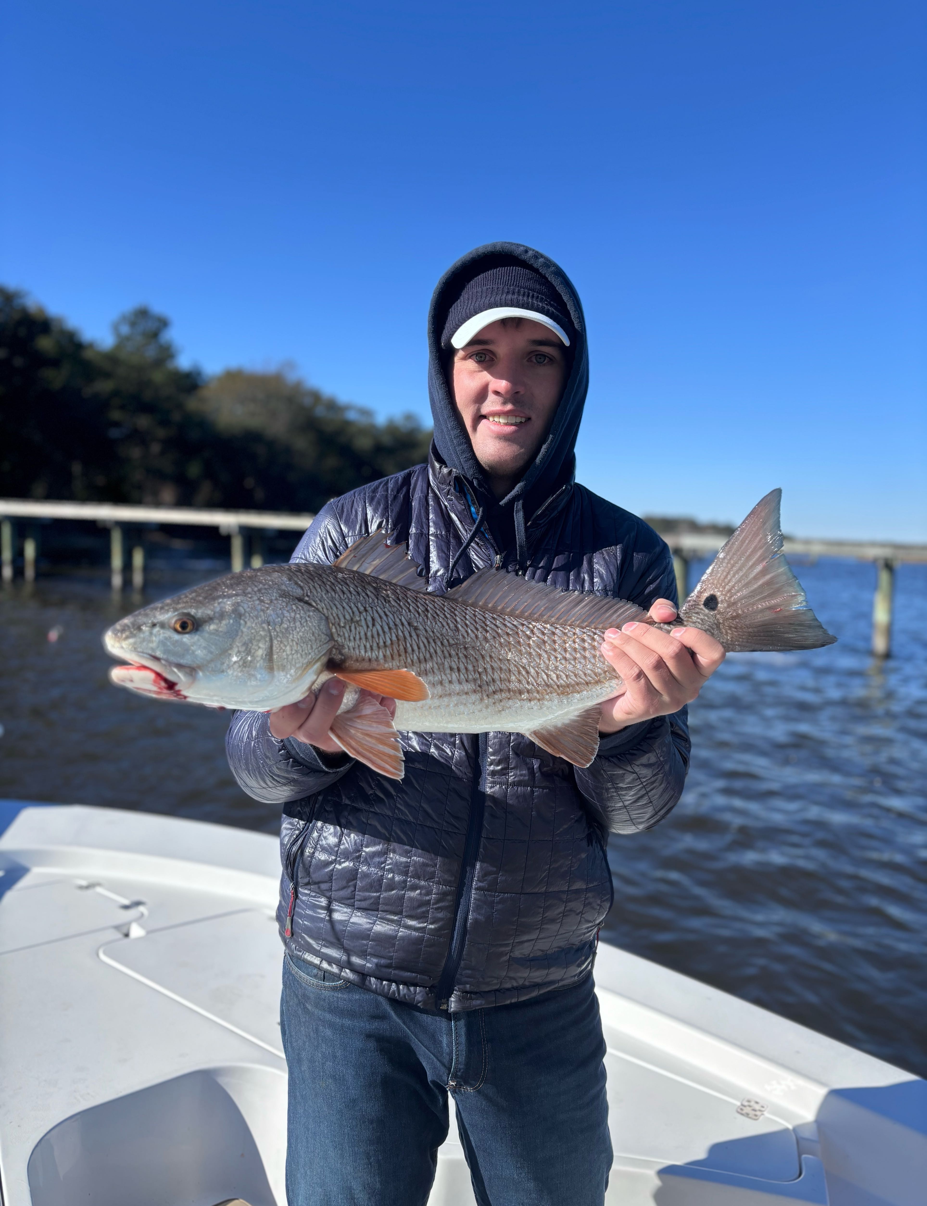 1 person fishing on a boat in Johns Island