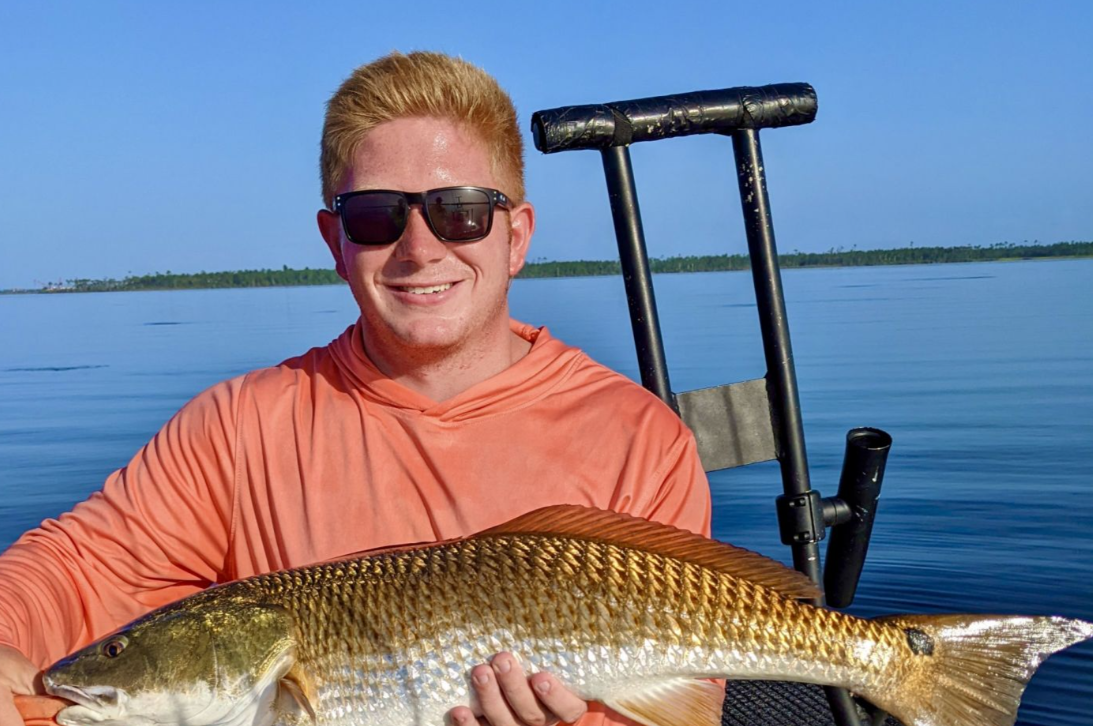 Redfish caught while fishing in Panama City Beach