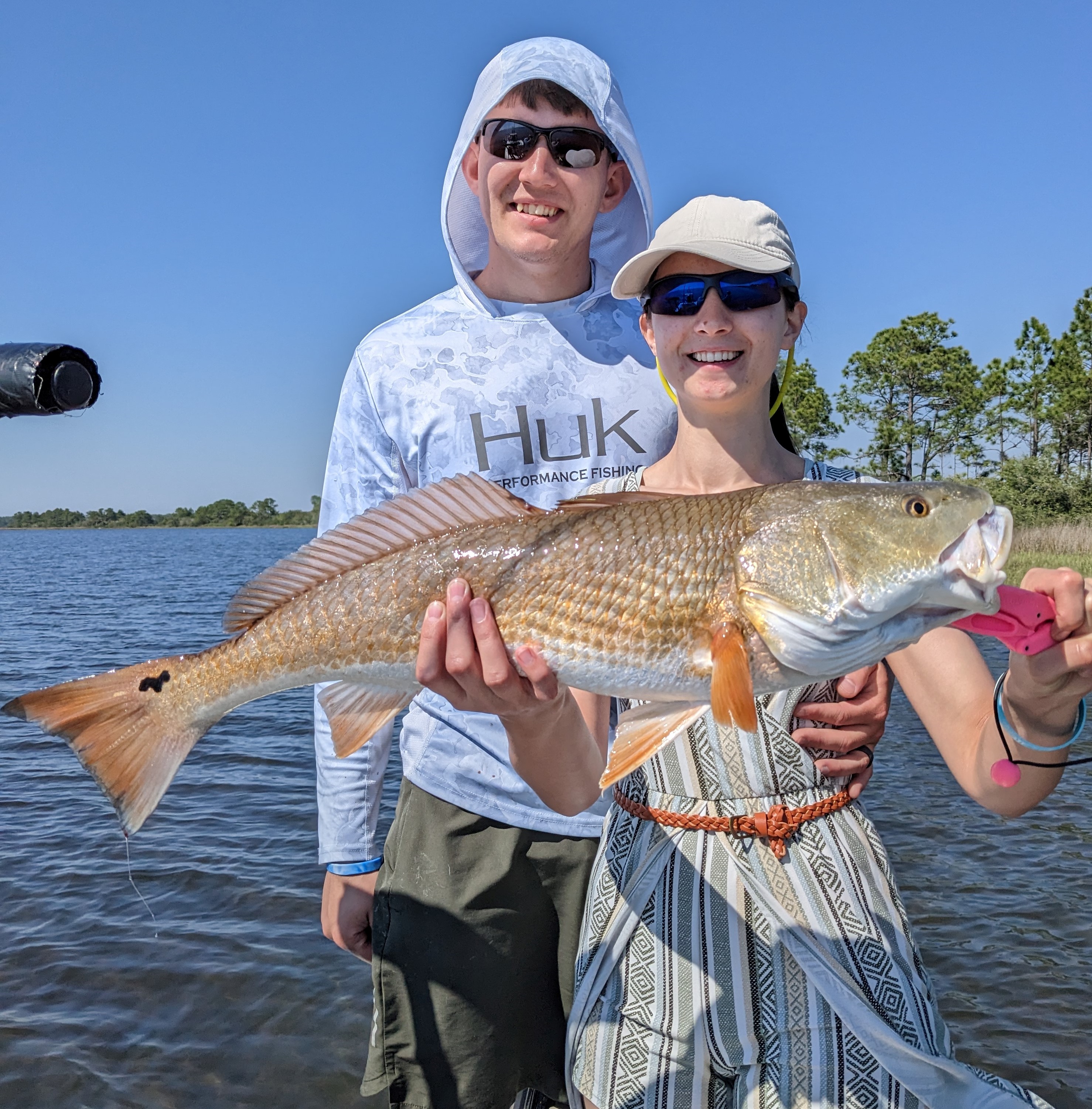 Redfish caught while fishing in Panama City Beach