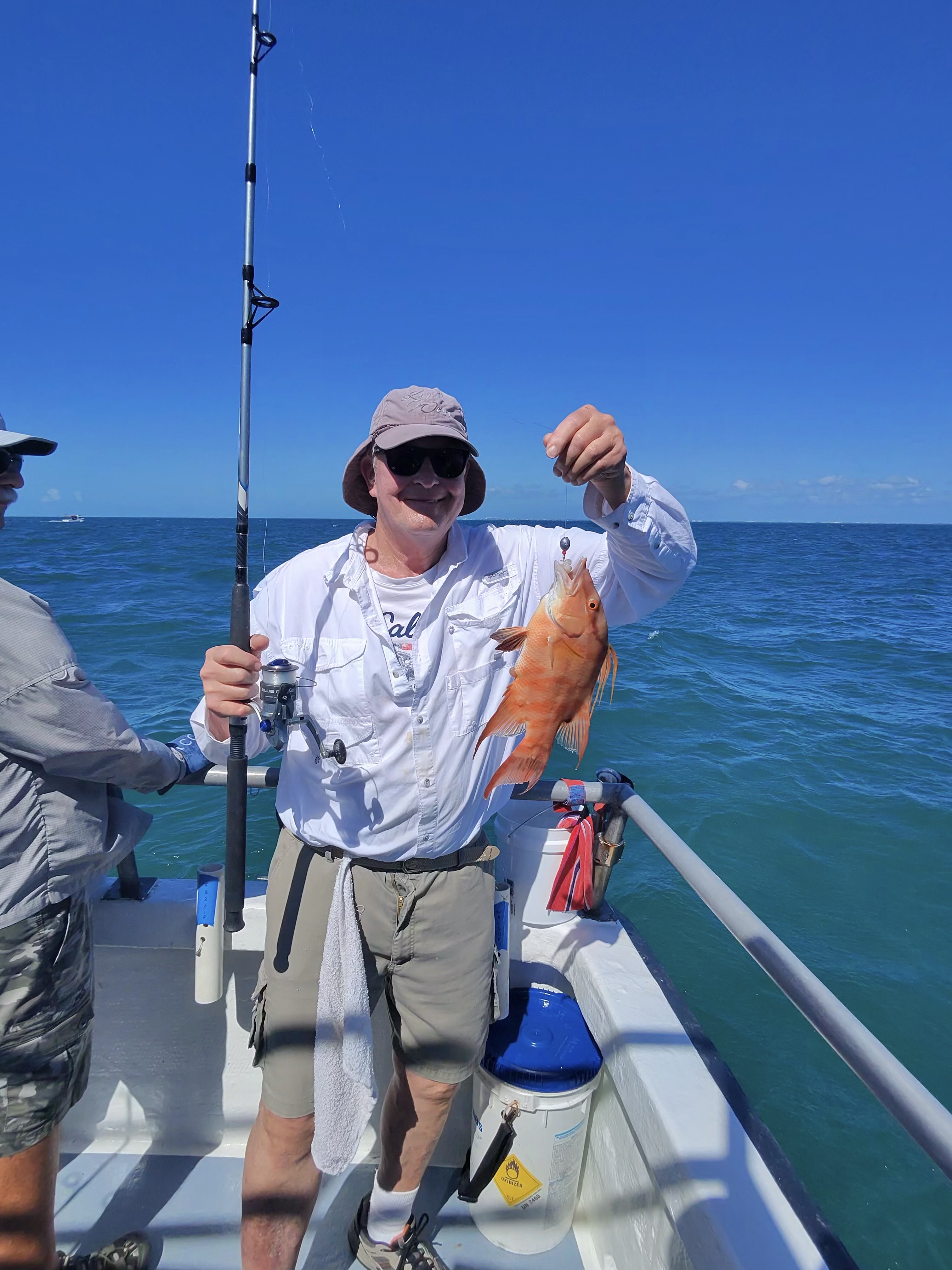 Angler with small fish in Florida