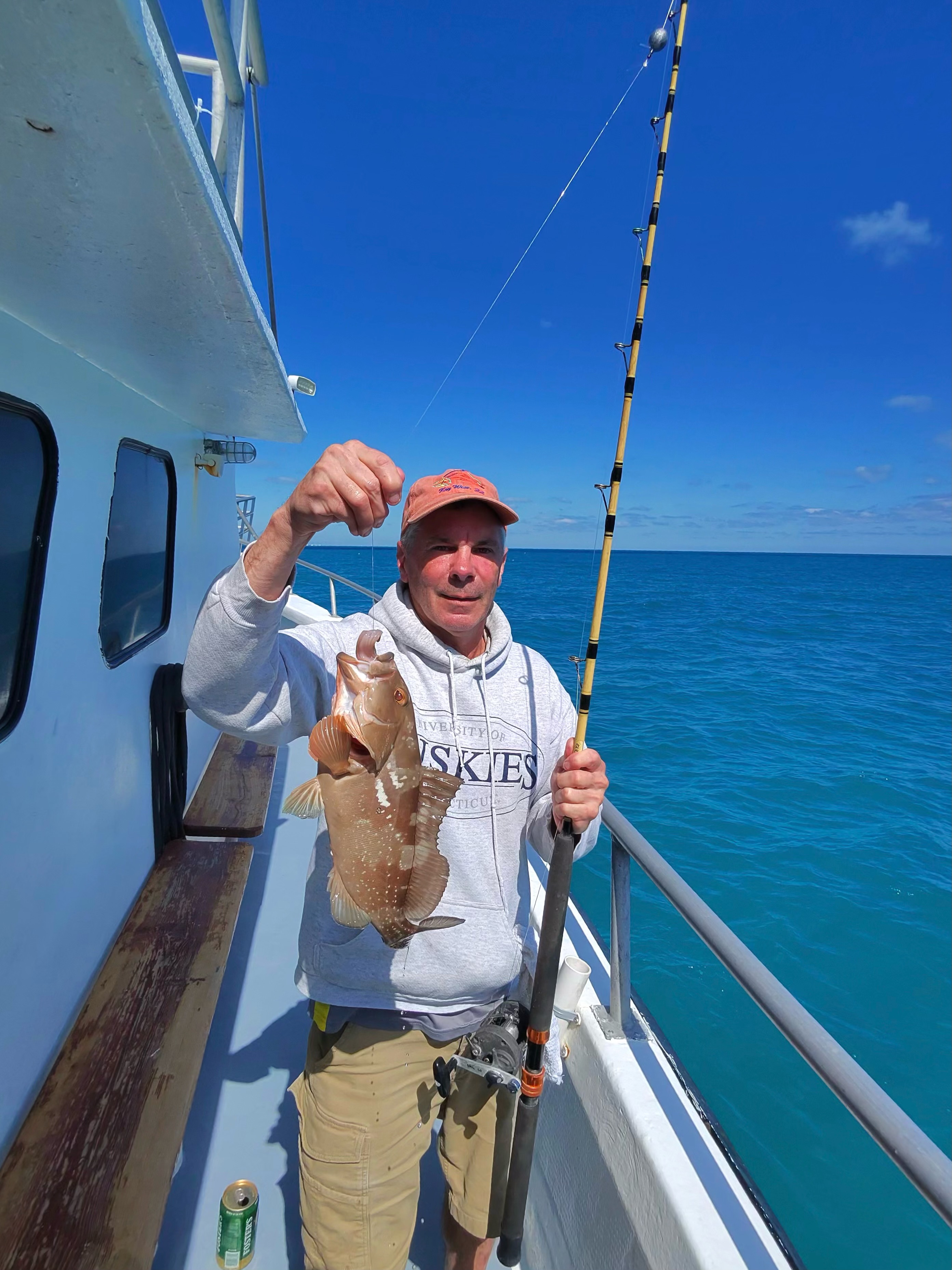 Red Grouper fish caught while fishing in Key West, Florida