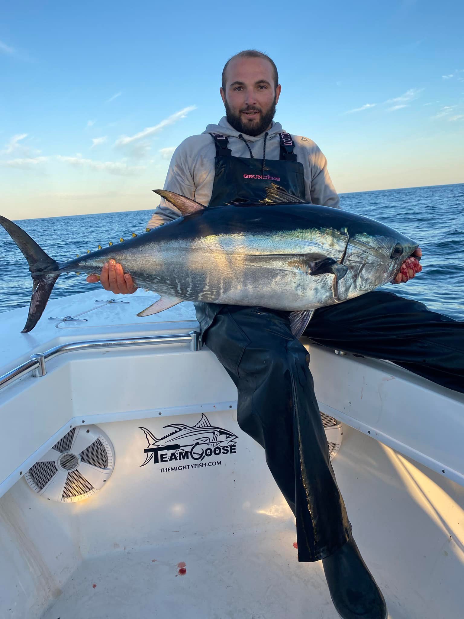 Yellowfin tuna caught off the coast of MA