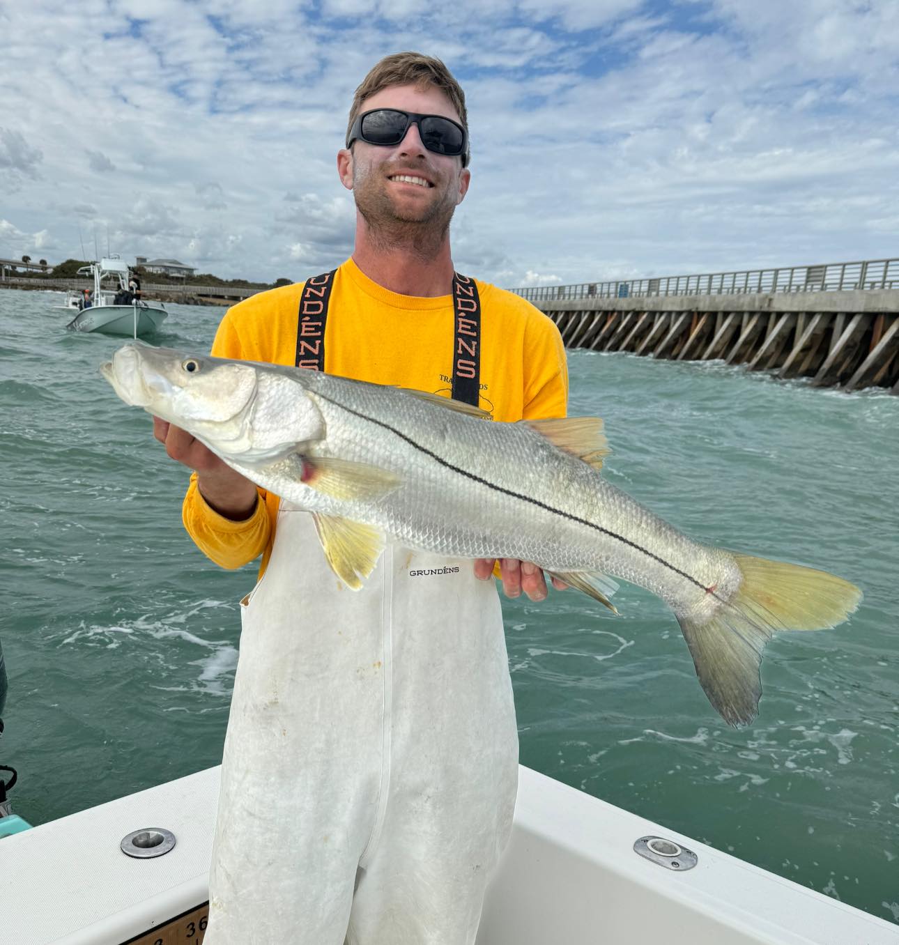 Snook fish caught in Sebastian, Florida