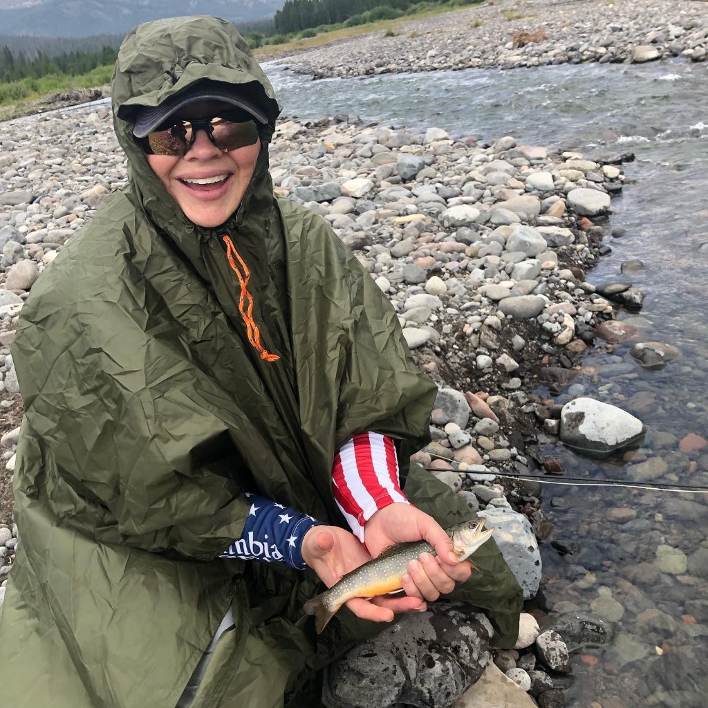 Two small fish caught in WY