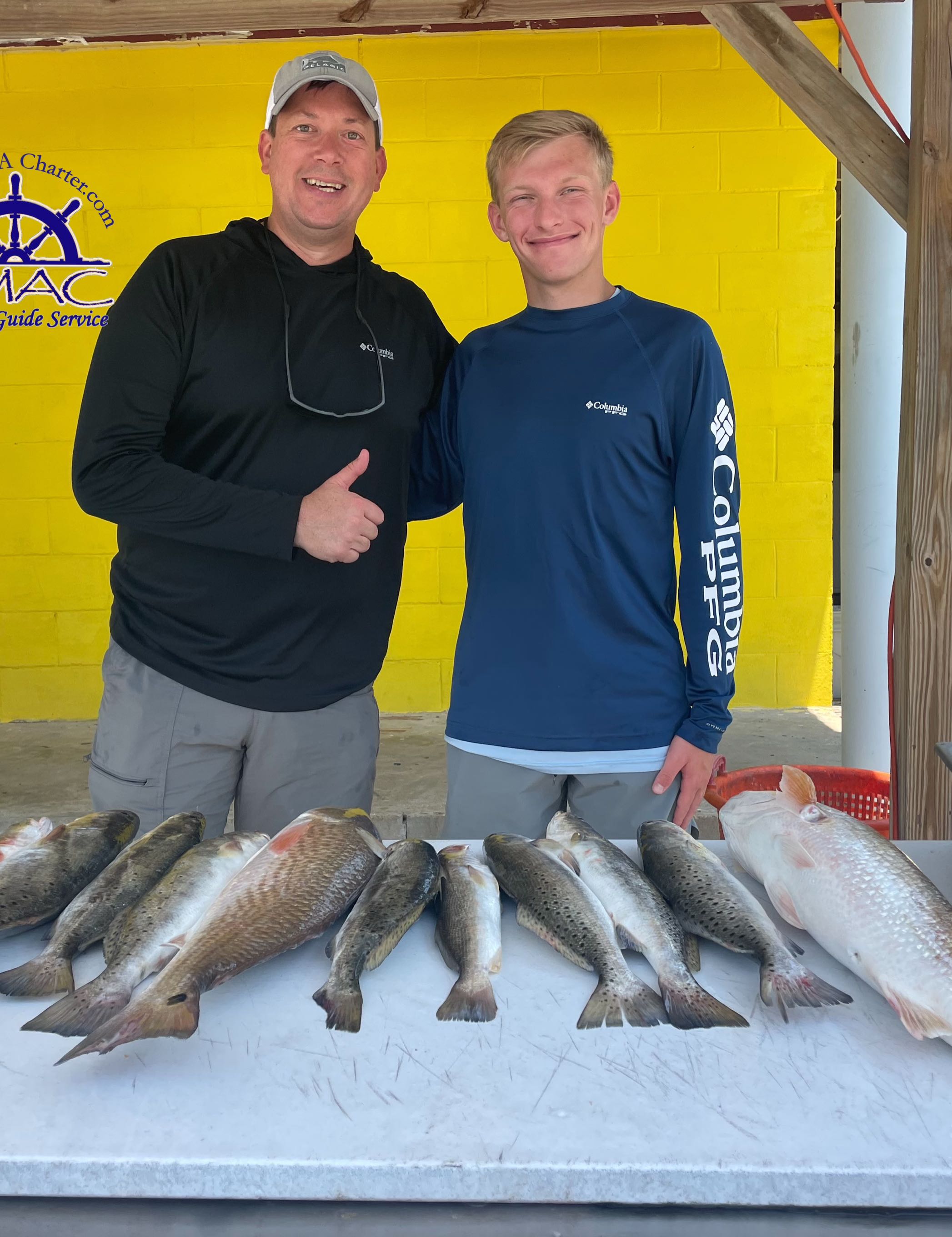 5 unspecified fish caught in FL