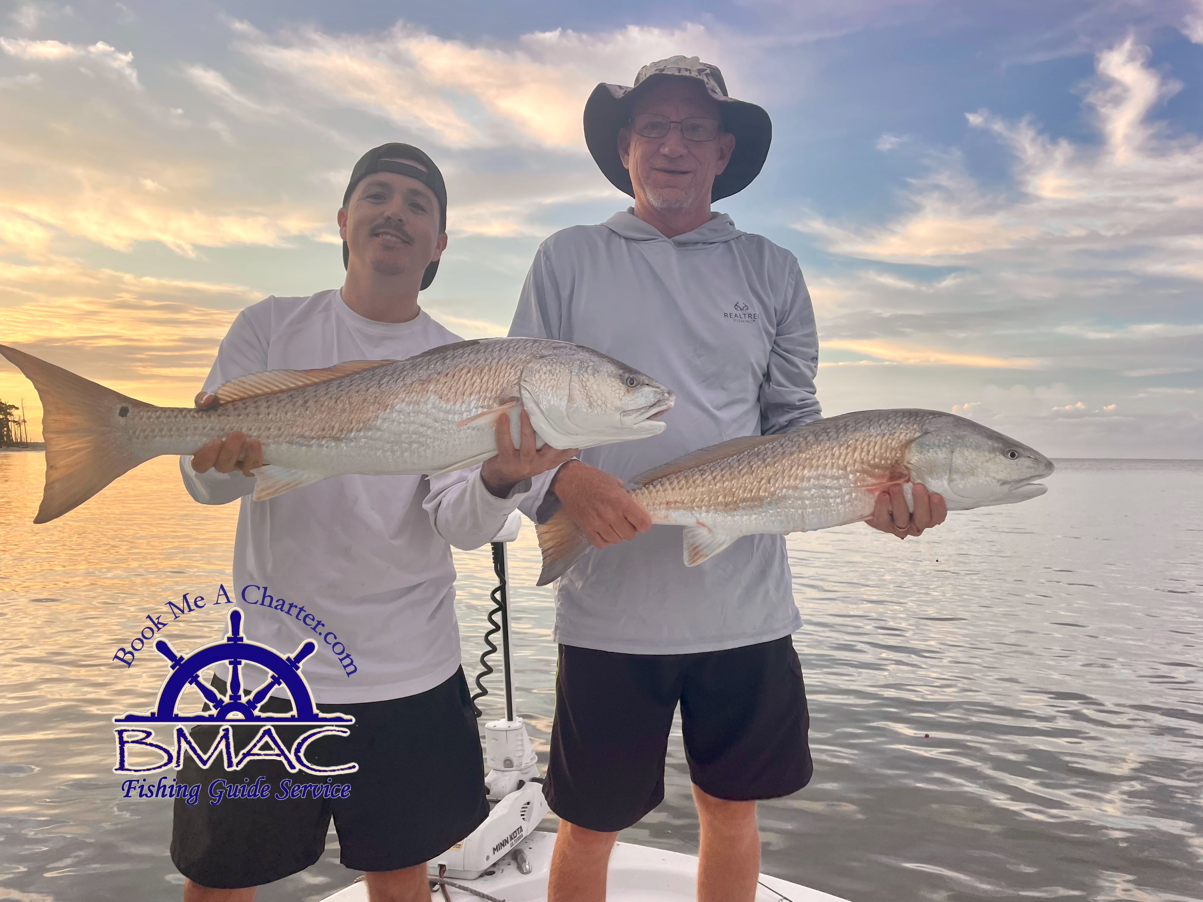 Two redfish caught while fishing in Apalachicola