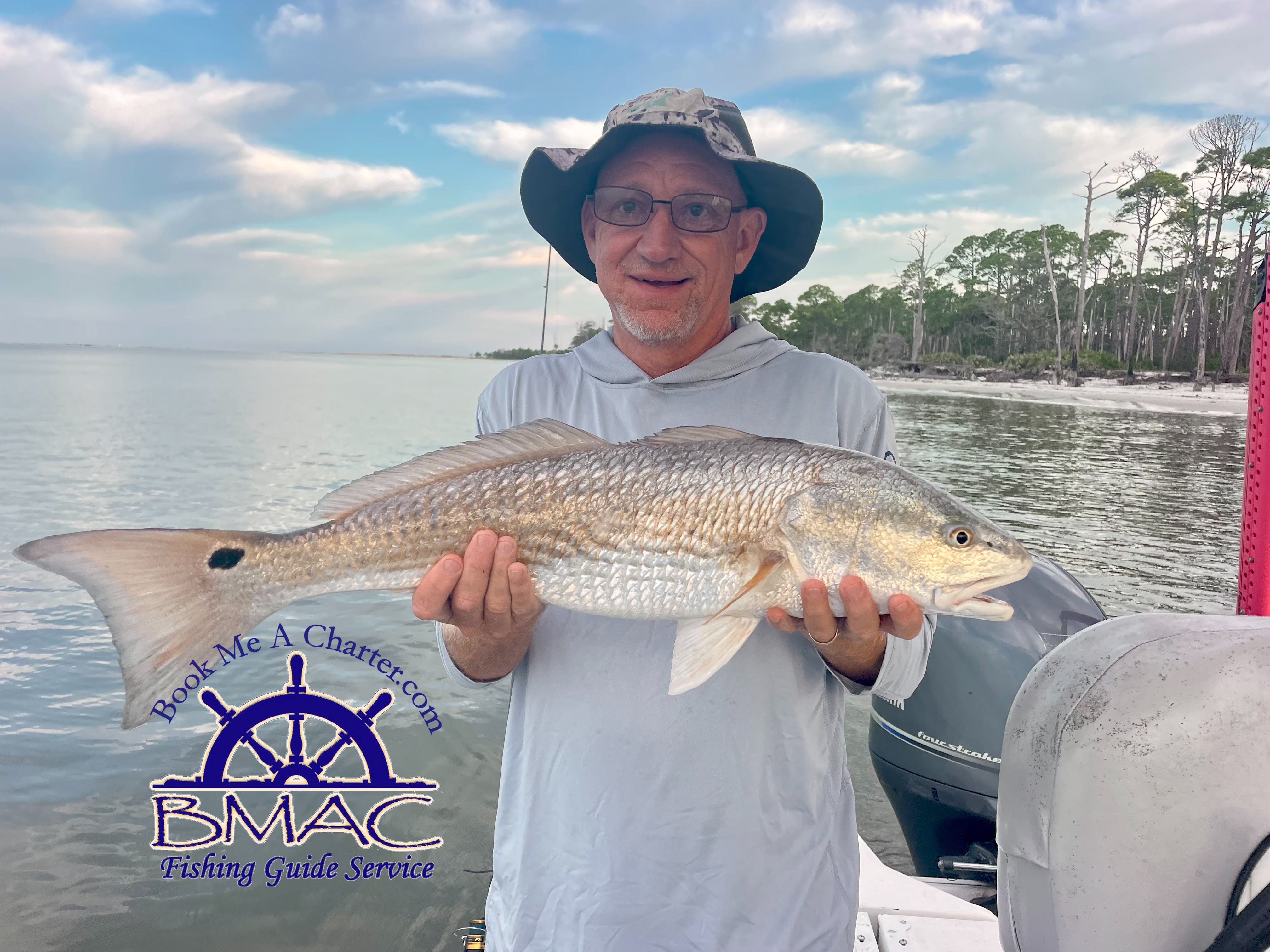 Redfish caught while fishing in Florida