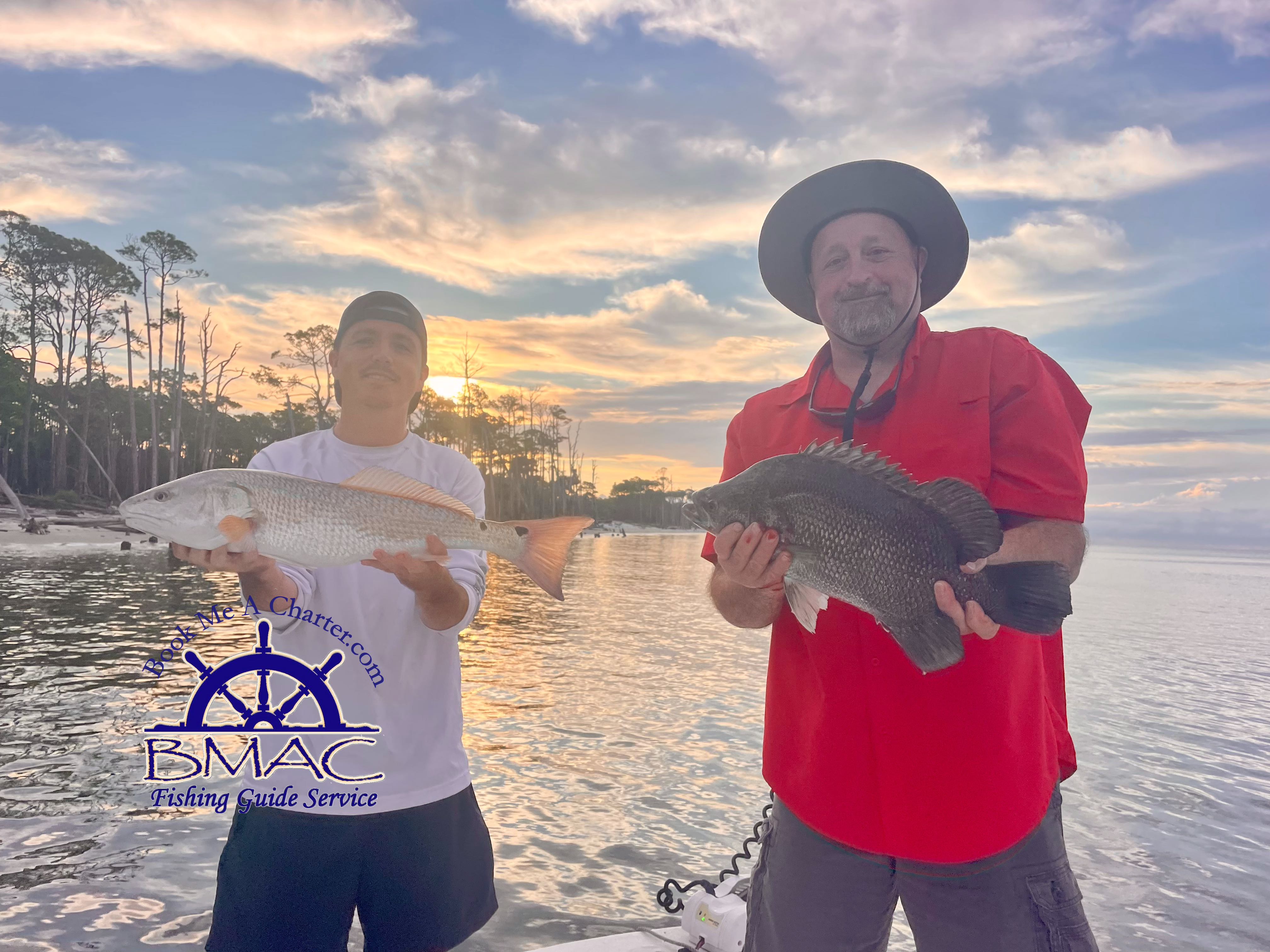 Two redfish caught while fishing in Apalachicola