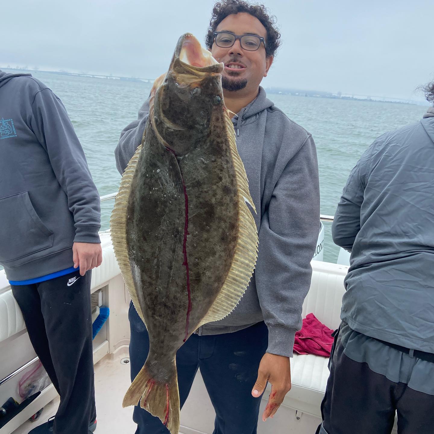 Catch of the day - California Flounder fish