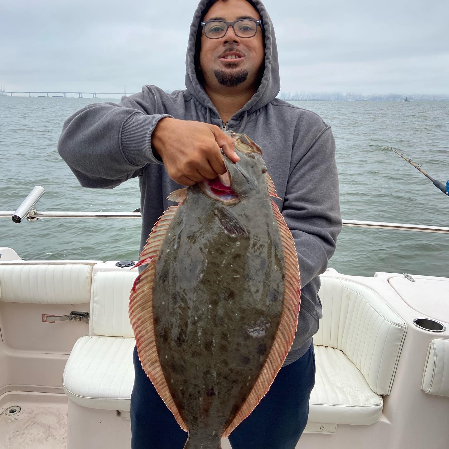 Winter Flounder caught while fishing in Pittsburg
