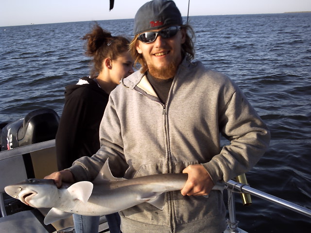Dusky Smooth-Hound, a 26-inch fish, caught in NJ