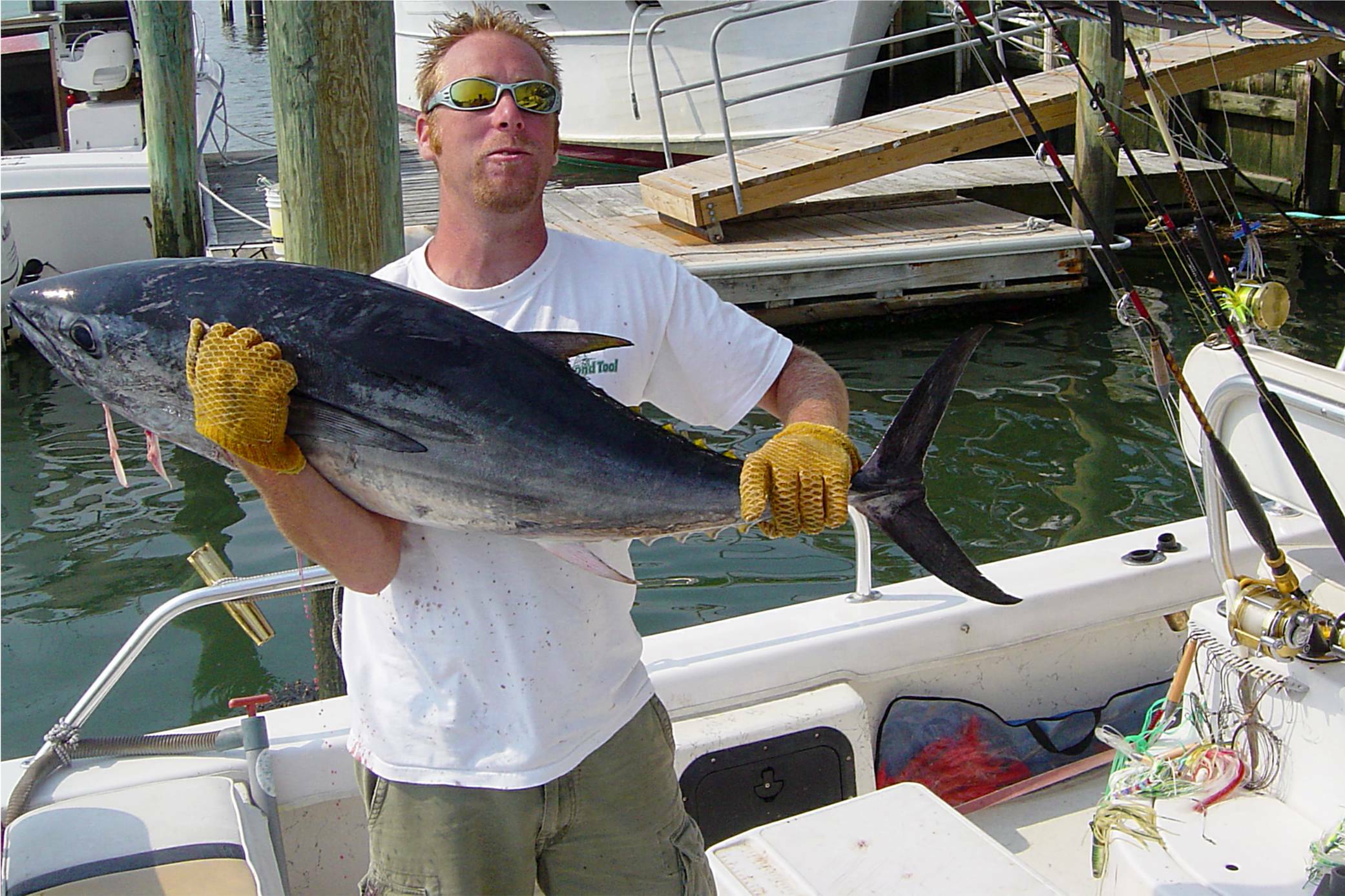 Angler fishing in NJ
