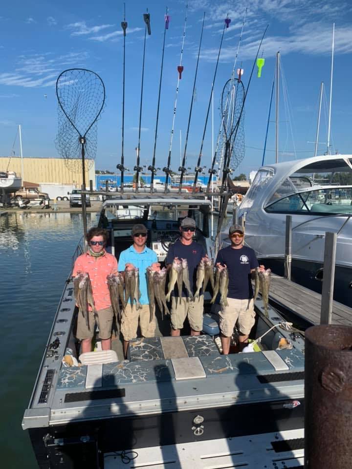 4 anglers fishing in OH