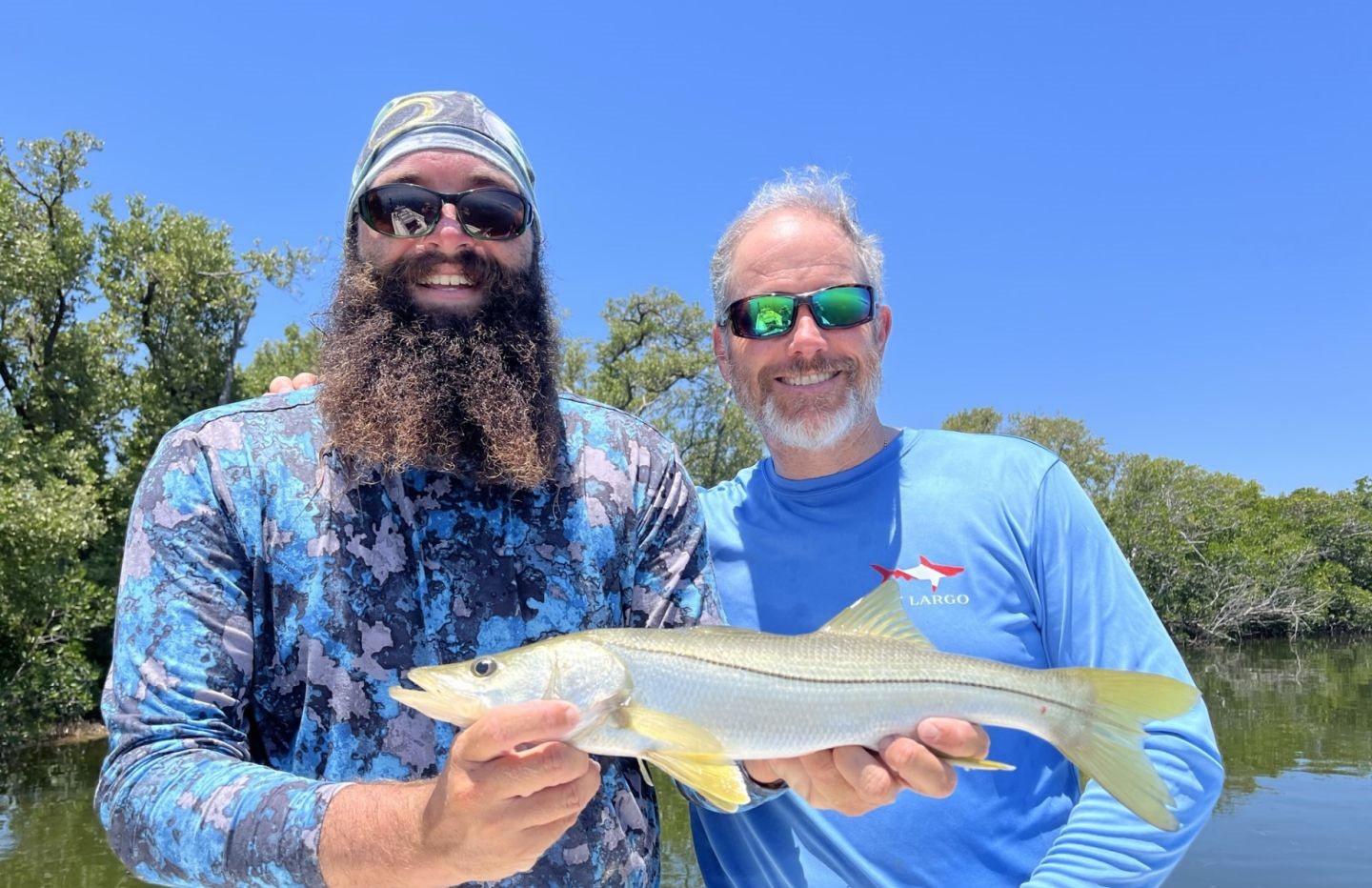 Snook fish caught while fishing in Islamorada