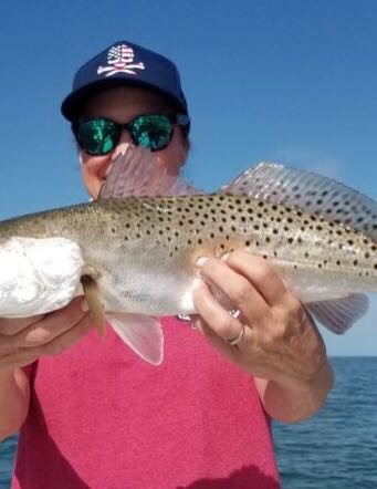 A lone angler casts a line in FL