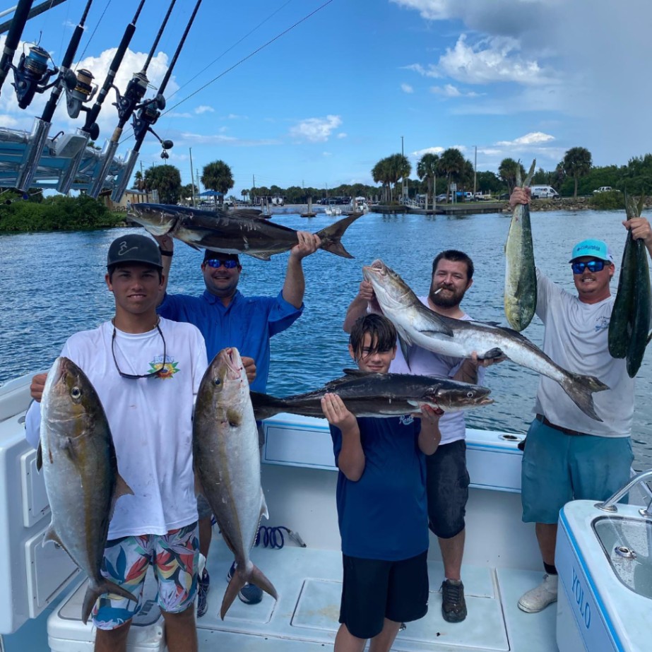 6 big fish caught by 5 people in Fort Pierce