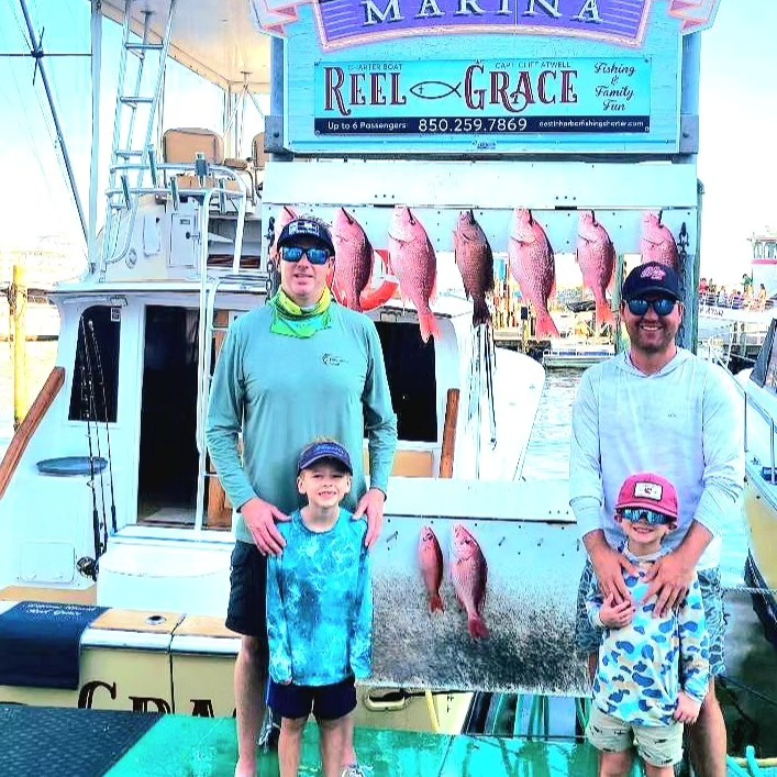5 fish caught in FL while fishing