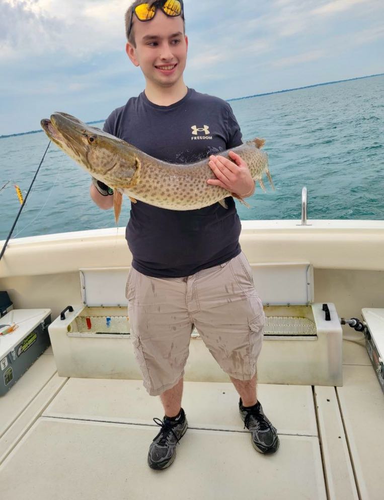 Person fishing in MI