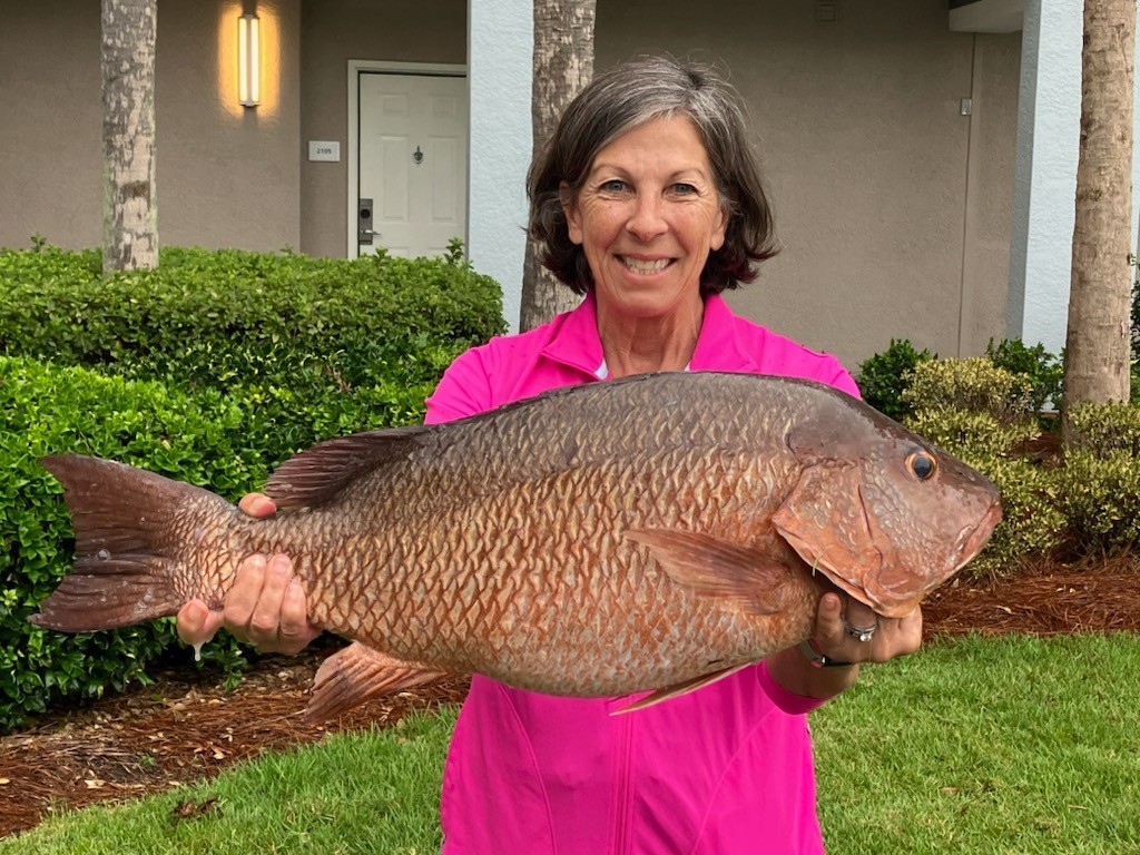 A single big fish caught while cruising and fishing in MS