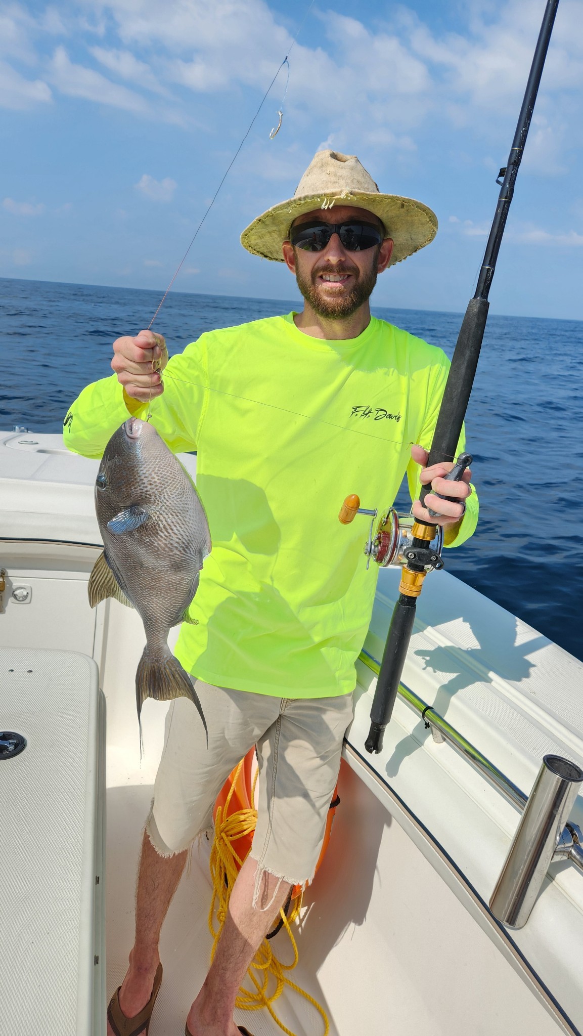 Grey Triggerfish caught on cruises and fishing trip in MS