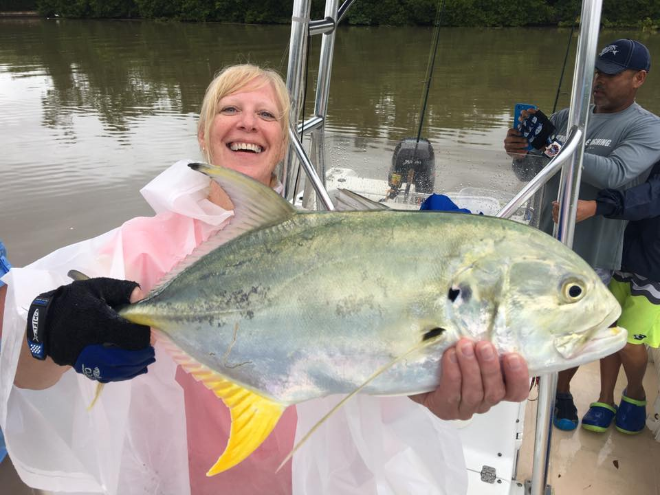 Crevalle Jack fish caught during fishing cruises in San Juan