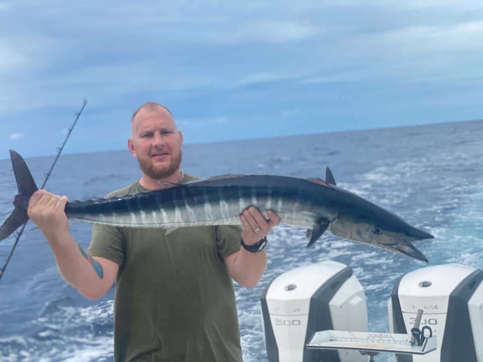 Angler with a fish in Key West