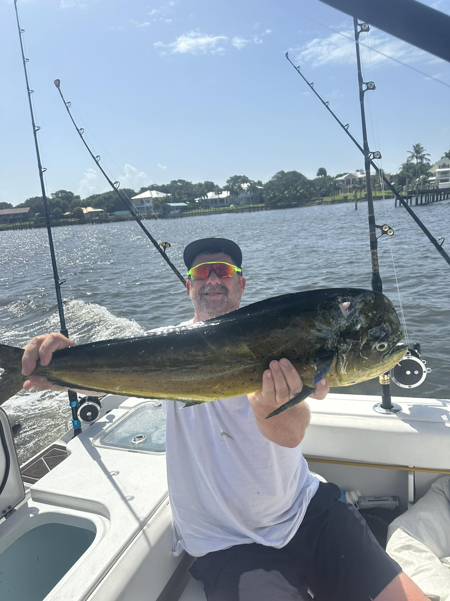 Angler with catch at Port Canaveral