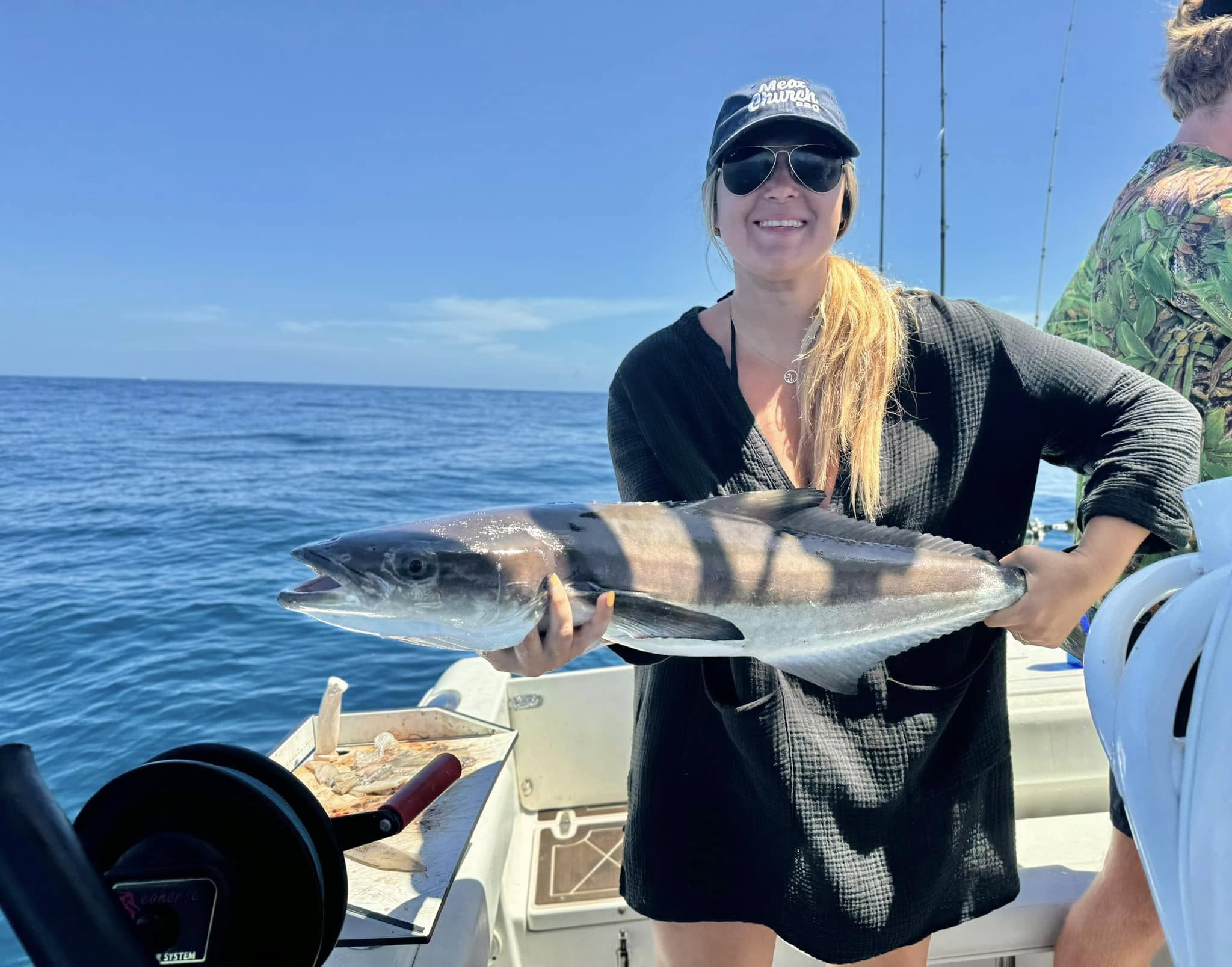 Fishing in Florida with a large 27-inch fish