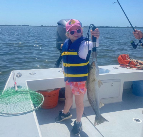 A lone angler fishing in Florida