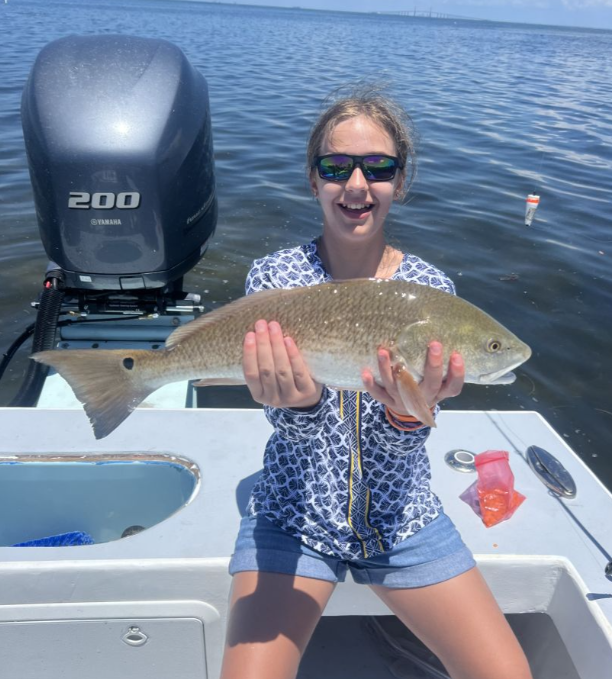 Redfish caught by angler in Florida