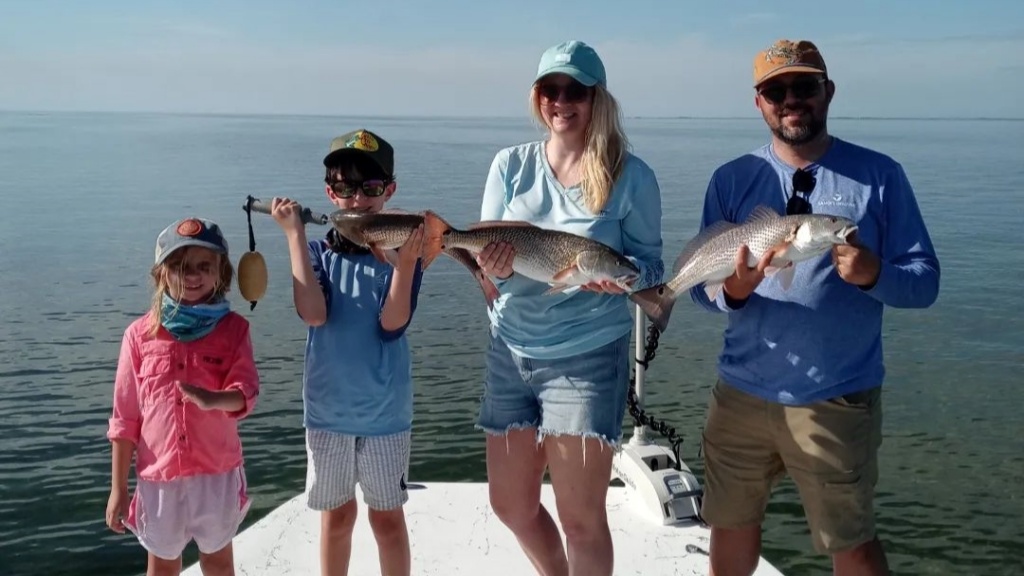 Family-Friendly Charter Fishing for Redfish