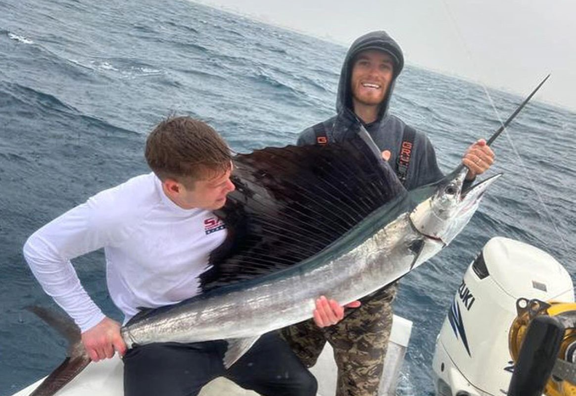 Impressive catch of a massive Atlantic Sailfish in Fort Lauderdale