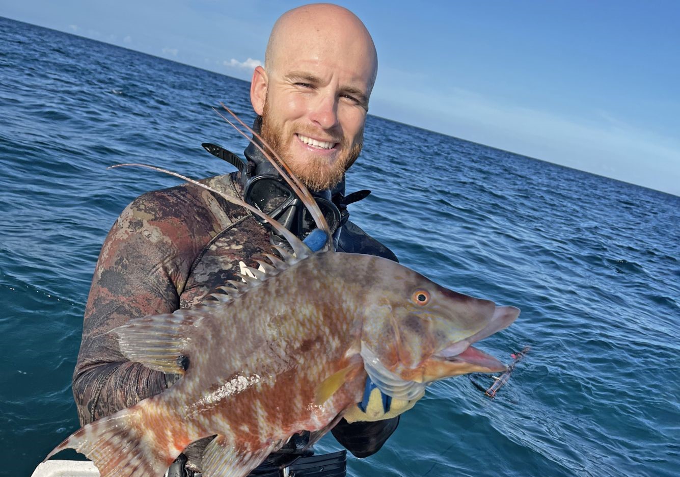 A single fisherman caught a 19-inch fish in Fort Lauderdale