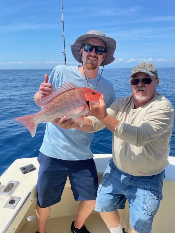 Two people fishing in Florida