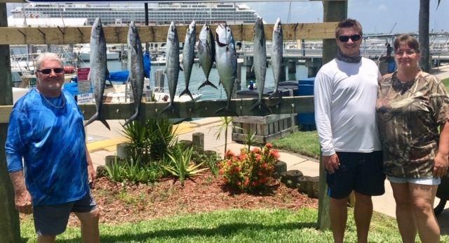 4 fish caught while fishing in FL