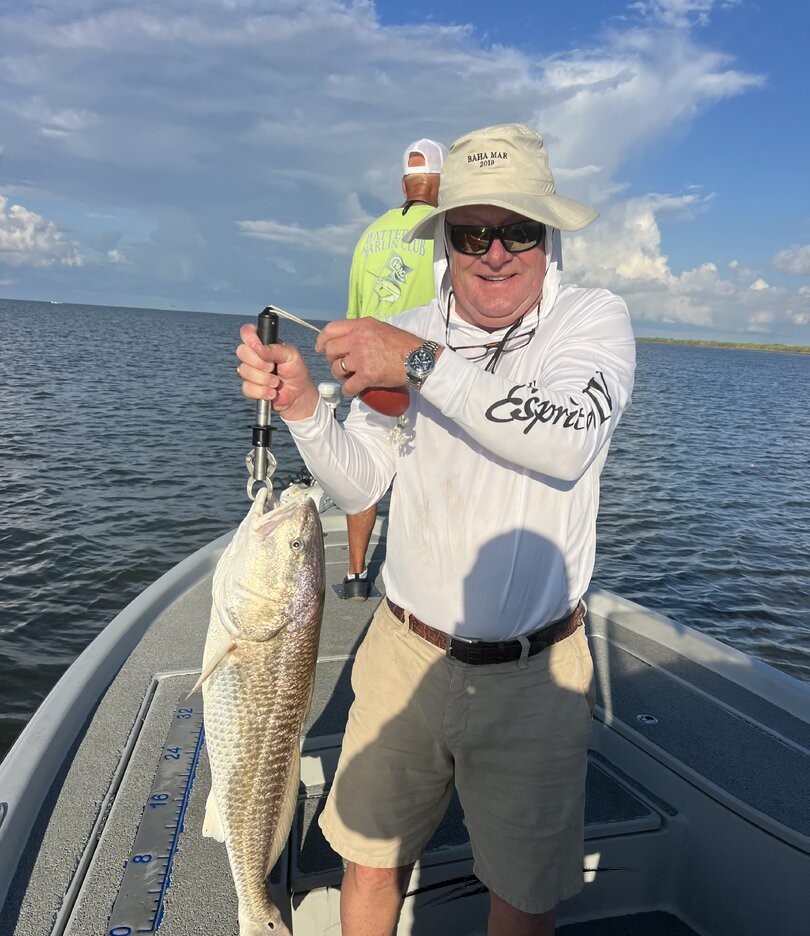 Redfish caught while fishing in Venice LA