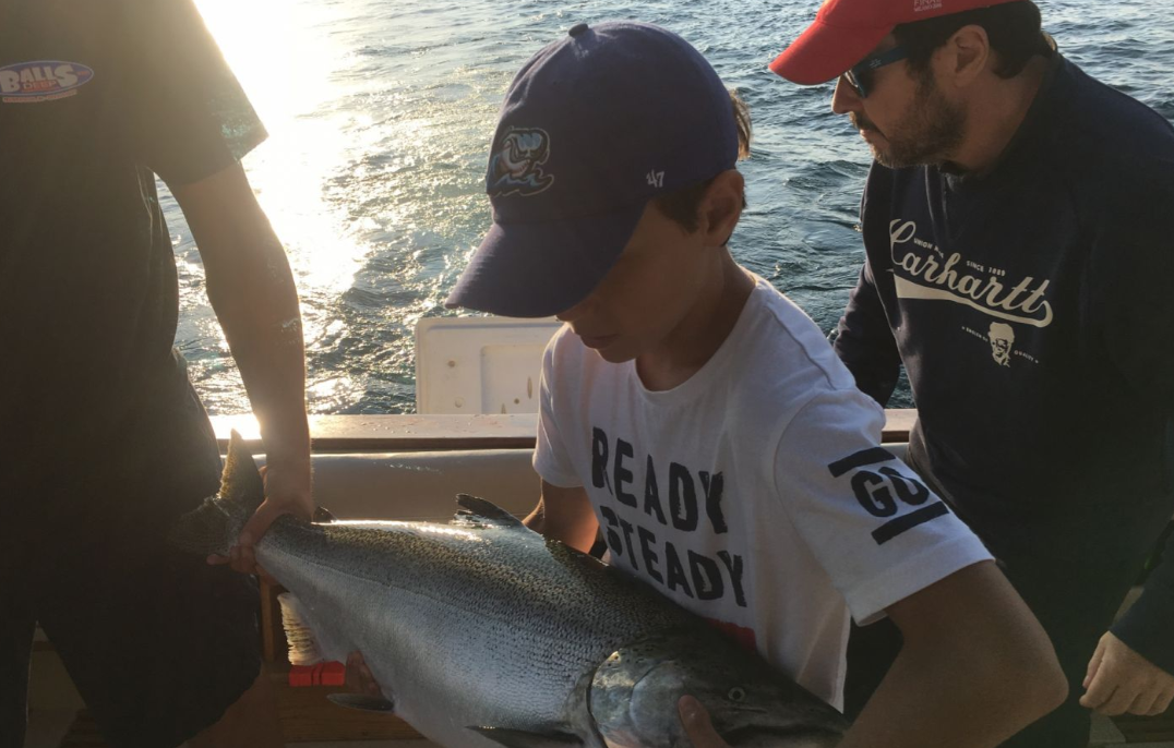 1 angler fishing in MI