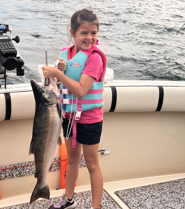 Big 24-inch fish caught in MI on cruises and fishing trip