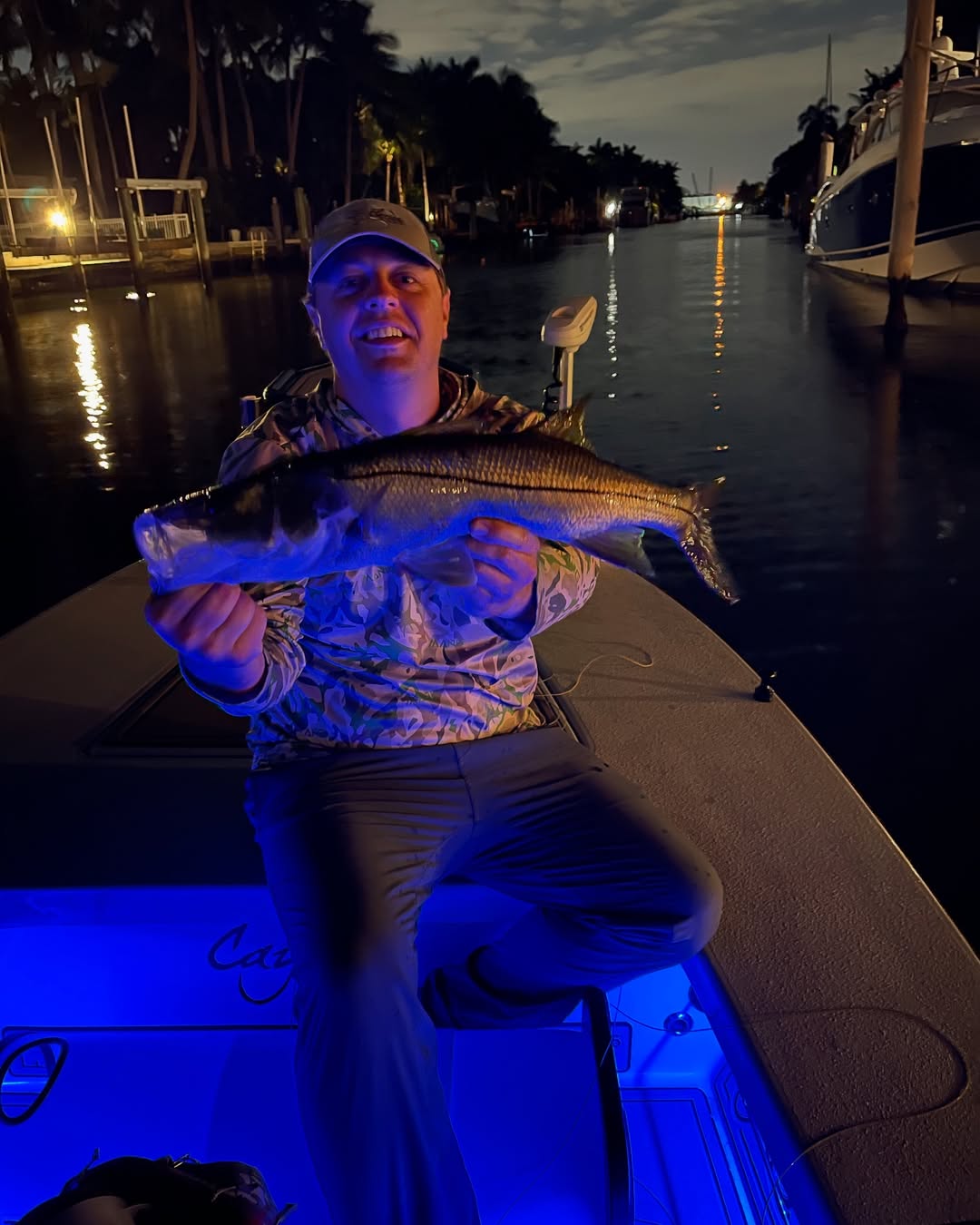 Snook fish caught in Miami, Florida