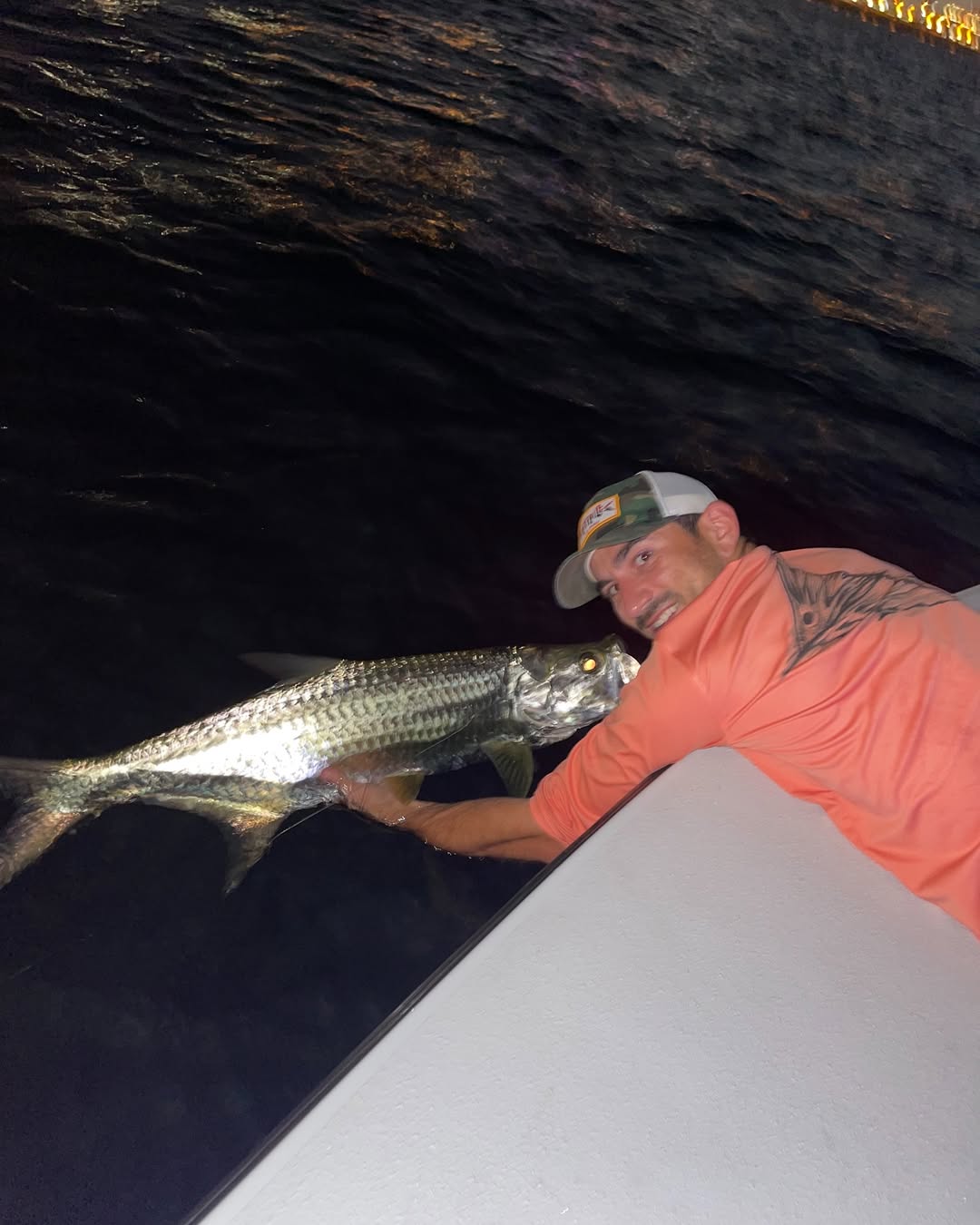 A tarpon fish caught in Miami