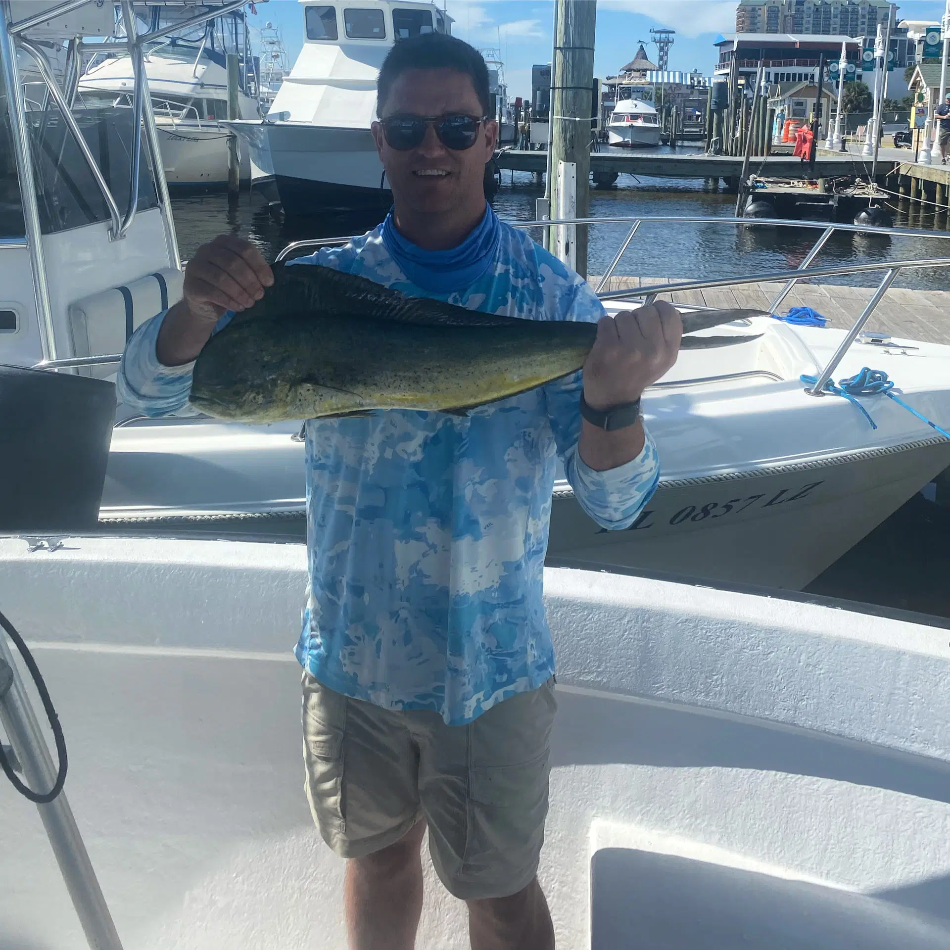 A person fishing in Florida