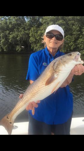 Angler with a 21-inch fish in FL