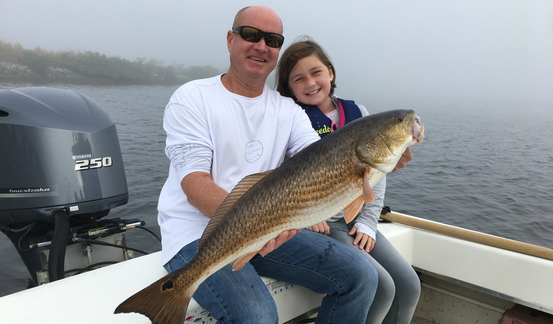 A large redfish caught on Anna Maria Island