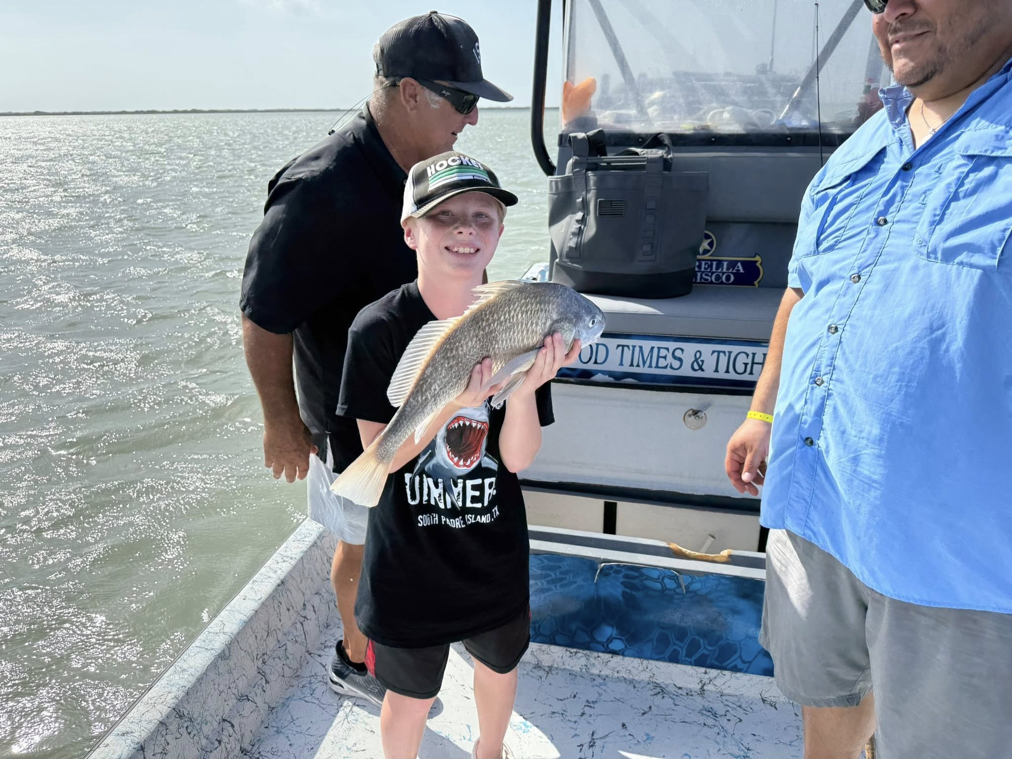 Redfish caught during fishing trip on South Padre Island TX
