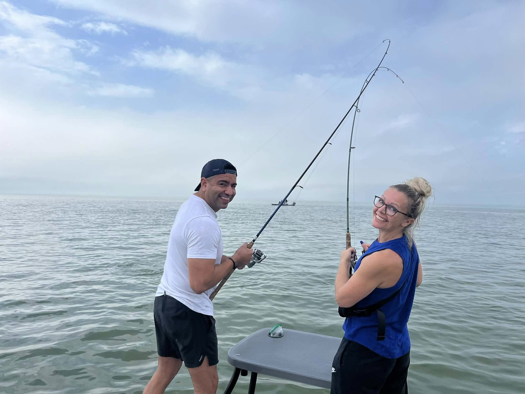 Half day inshore fishing boat on South Padre Island waters targeting redfish and trout