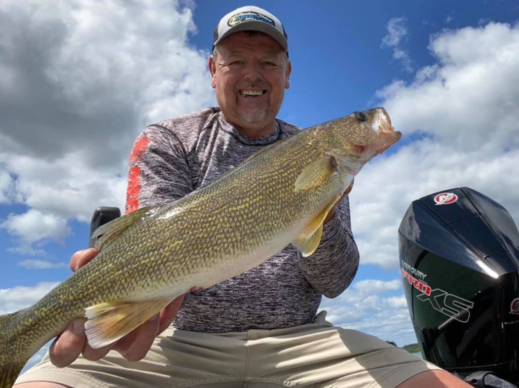 One person fishes in Minnesota