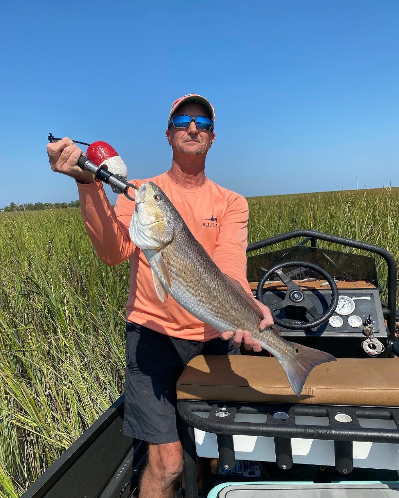 Redfish caught in Charleston, South Carolina