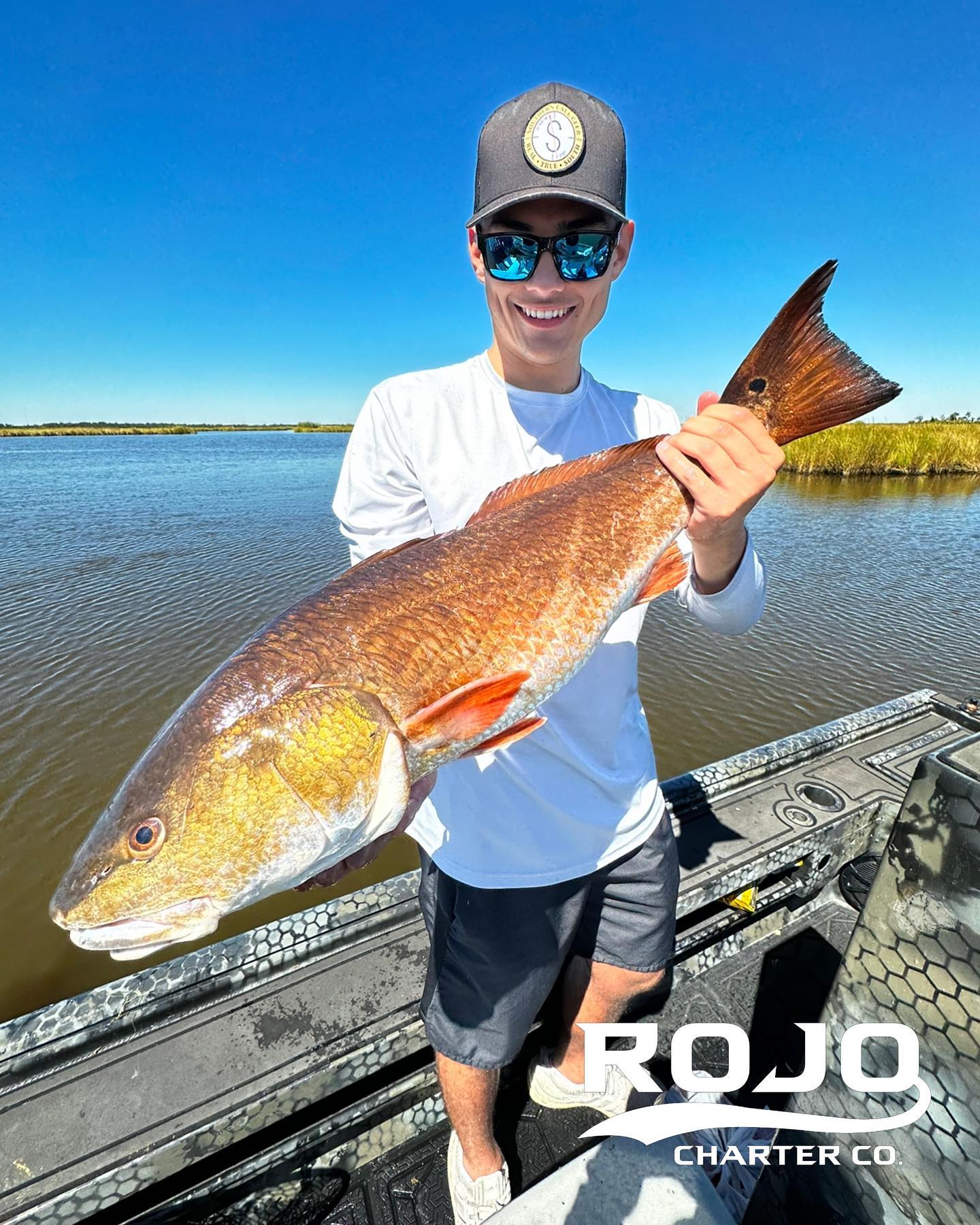 A single fisherman in LA with a 19-inch catch.